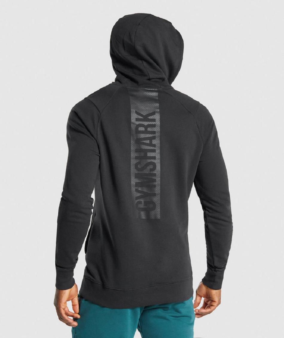 Sudadera Con Capucha Gymshark Bold Hombre Negras | CO 3646ZUT